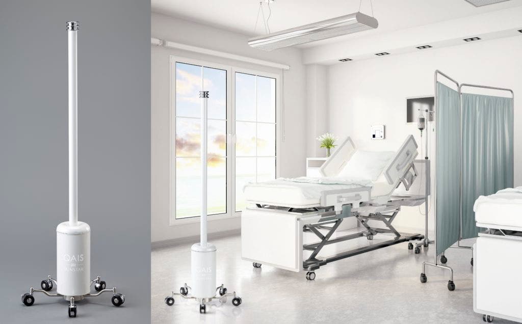 サンスター、病院・介護施設向けのUV-Cと光触媒搭載の除菌脱臭機を新